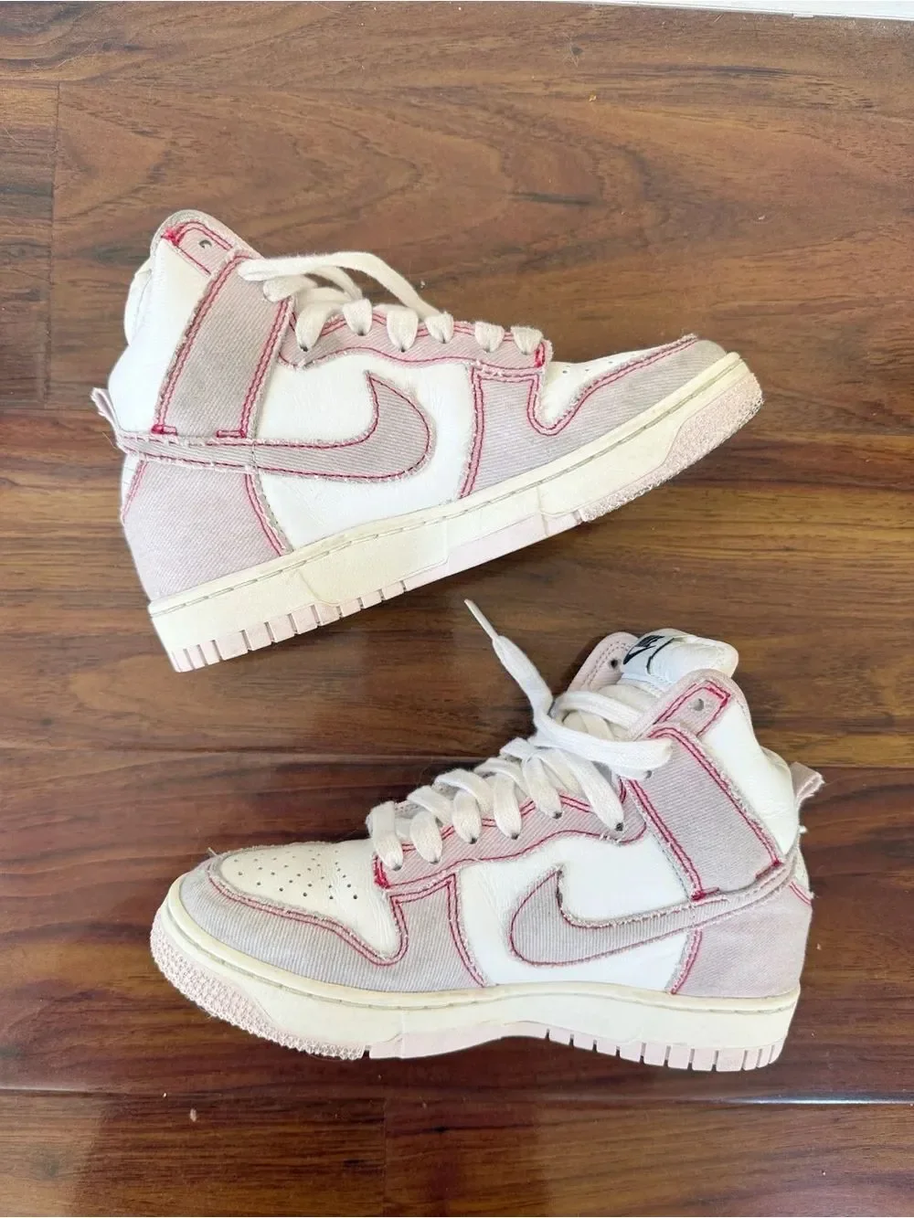 Nike Dunk High 1985 Arctic Pink White Sneakers Boys Kids Size 3.5Y